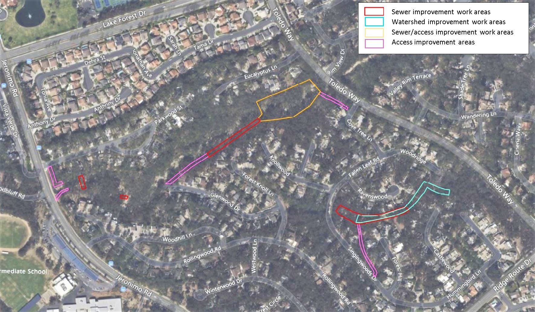 Lake Forest Woods Map